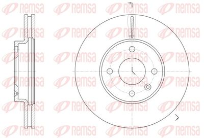 Brake Disc REMSA 61456.10