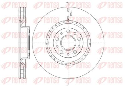 Brake Disc REMSA 61458.10