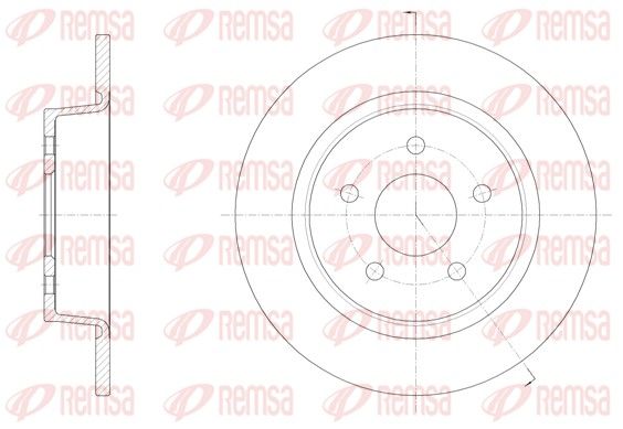 REMSA 61459.00 Brake Disc