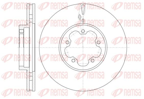 REMSA 61460.10 Brake Disc