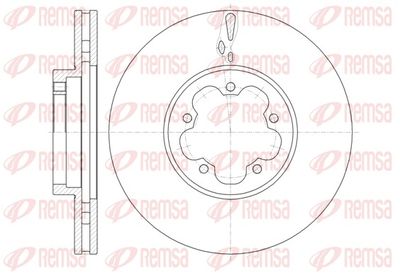 Brake Disc REMSA 61460.10