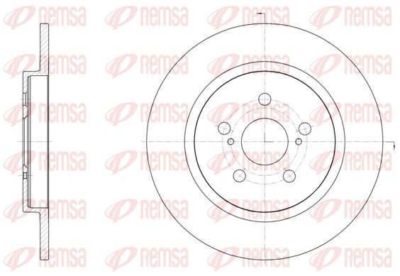 REMSA 61464.00 Brake Disc