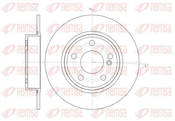 REMSA 61465.00 Brake Disc