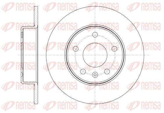 REMSA 61468.00 Brake Disc