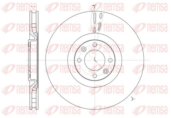 REMSA 61470.10 Brake Disc