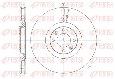 Brake Disc REMSA 61470.10