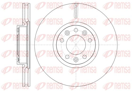REMSA 61472.10 Brake Disc