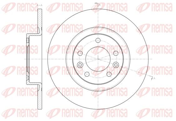 REMSA 61473.00 Brake Disc