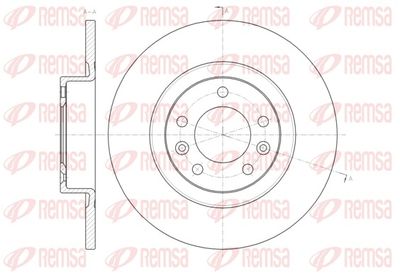Brake Disc REMSA 61473.00