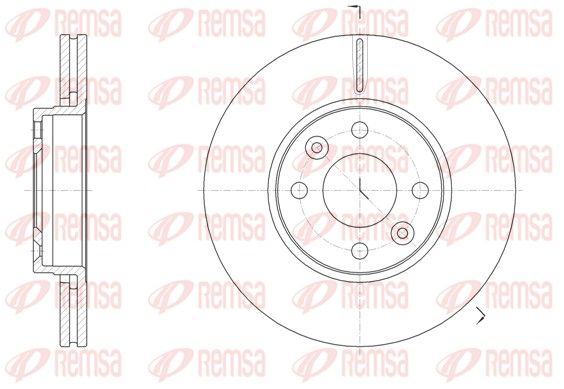 REMSA 61474.10 Brake Disc