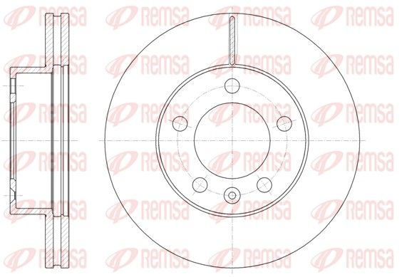 REMSA 61475.10 Brake Disc