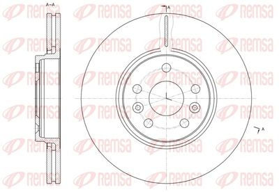 Brake Disc REMSA 61477.10