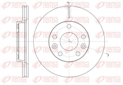 Brake Disc REMSA 61478.10