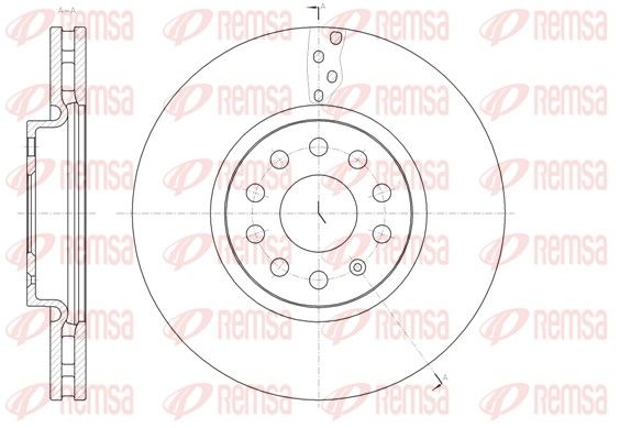 REMSA 61479.10 Brake Disc