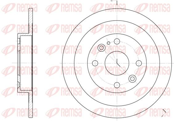 REMSA 6148.00 Brake Disc