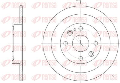 Brake Disc REMSA 6148.00