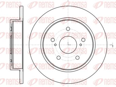 Brake Disc REMSA 61480.00