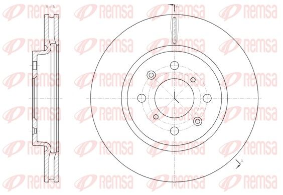 REMSA 61481.10 Brake Disc