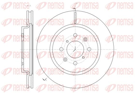 REMSA 61482.10 Brake Disc