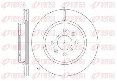 Brake Disc REMSA 61482.10