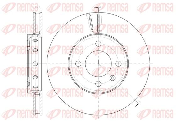 REMSA 61484.10 Brake Disc