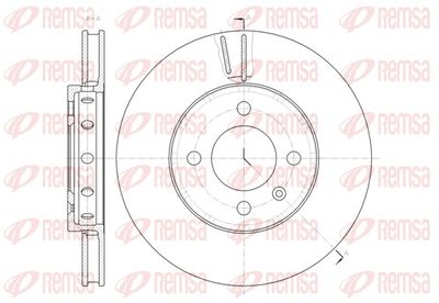 Brake Disc REMSA 61484.10