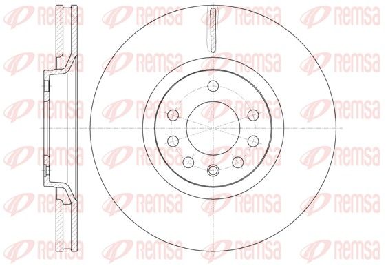REMSA 61488.10 Brake Disc