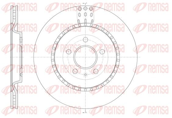 REMSA 61492.10 Brake Disc