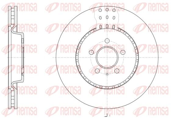 REMSA 61493.10 Brake Disc