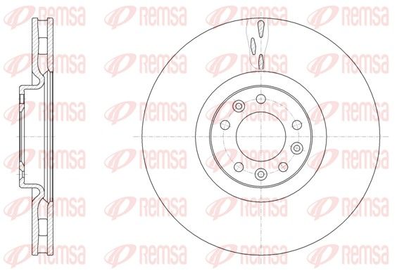 REMSA 61498.10 Brake Disc