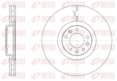 Brake Disc REMSA 61498.10
