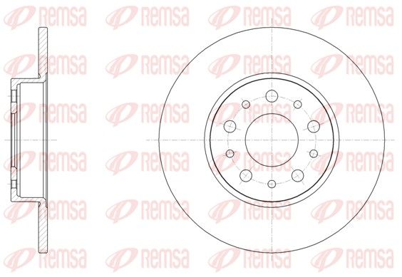 REMSA 61500.00 Brake Disc