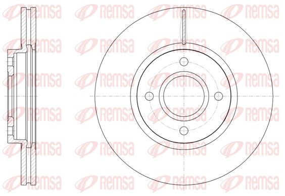REMSA 61502.10 Brake Disc