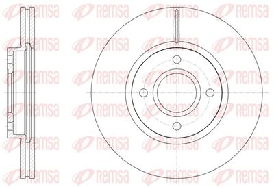 Brake Disc REMSA 61502.10