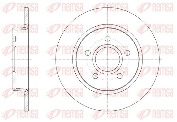 REMSA 61503.00 Brake Disc