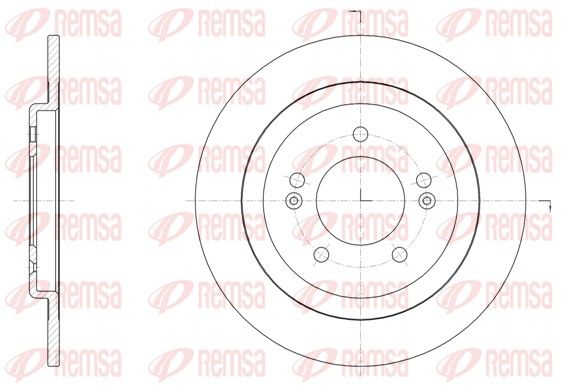 REMSA 61506.00 Brake Disc