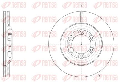 Brake Disc REMSA 61510.10
