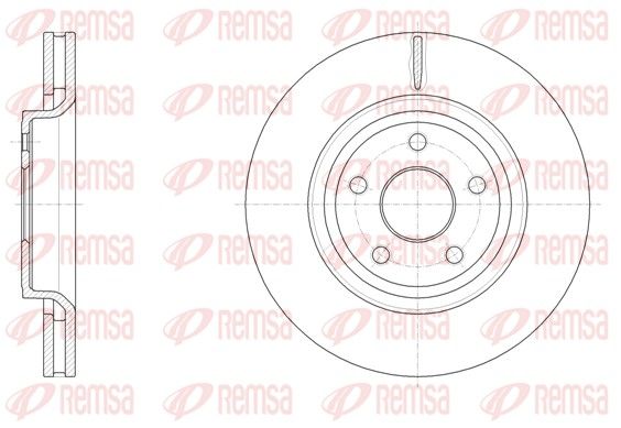REMSA 61512.10 Brake Disc