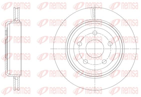 REMSA 61513.10 Brake Disc