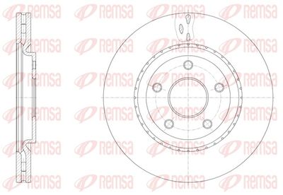 Brake Disc REMSA 61515.10