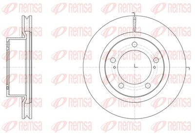 Brake Disc REMSA 61517.10