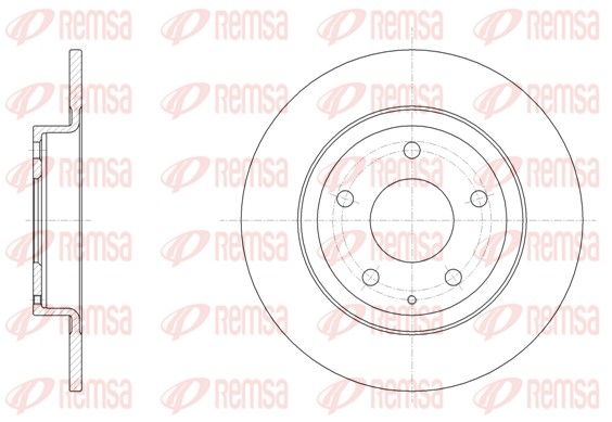 REMSA 61519.00 Brake Disc