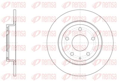 Brake Disc REMSA 61519.00