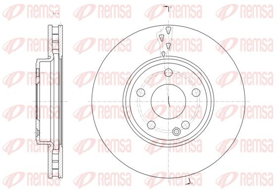 REMSA 61522.10 Brake Disc