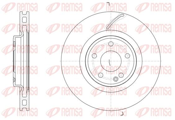 REMSA 61524.10 Brake Disc