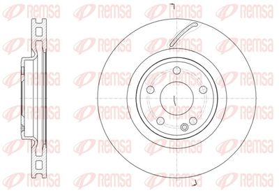 Brake Disc REMSA 61524.10
