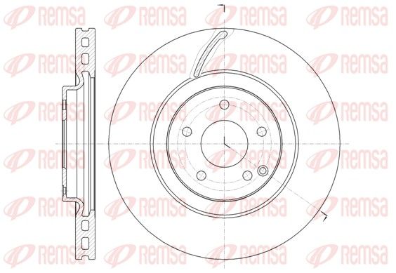 REMSA 61525.10 Brake Disc
