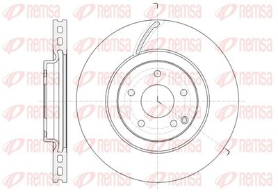 Brake Disc REMSA 61525.10