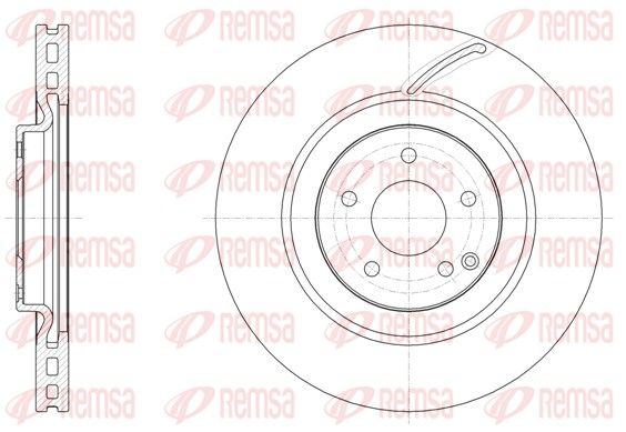 REMSA 61526.10 Brake Disc