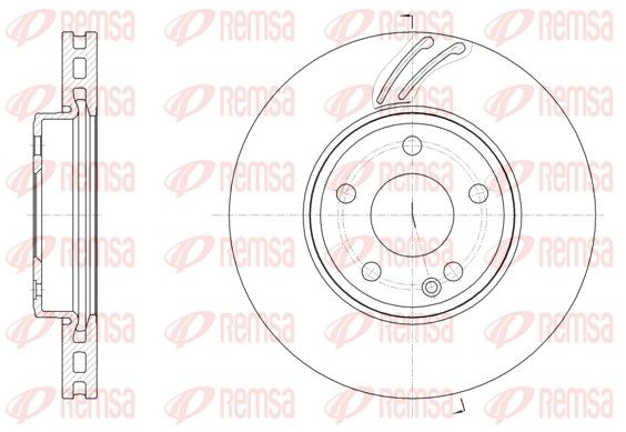REMSA 61527.10 Brake Disc